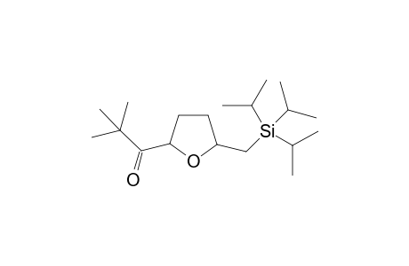 (+/-)-2,2-Dimethyl-1-(2-((triisopropylsilyl)methyl)tetrahydrofuran-5-yl)propan-1-one