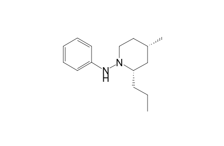 (2R*,4R*)-2-Propyl-4-methyl-4-phenylamino-1-piperidine