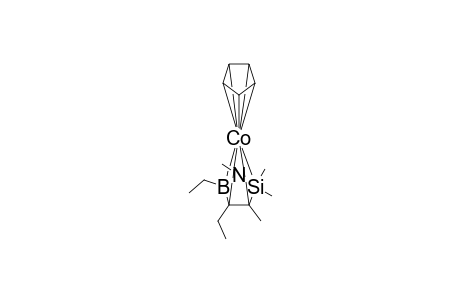 Cobalt, (.eta.5-2,4-cyclopentadien-1-yl)[(3,4-.eta.)-4,5-diethyl-1,2,2,3-tetramethyl-1-aza-2-sila-5-boracyclopent-3-ene-B5,N1]-