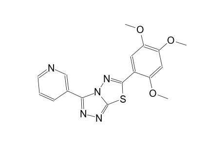 3-(3-pyridinyl)-6-(2,4,5-trimethoxyphenyl)[1,2,4]triazolo[3,4-b][1,3,4]thiadiazole