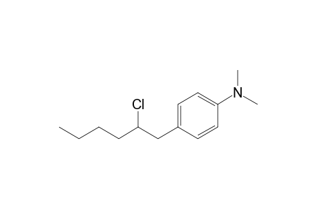 N,N-Dimethyl-4-(2-chlorohexyl)aniline