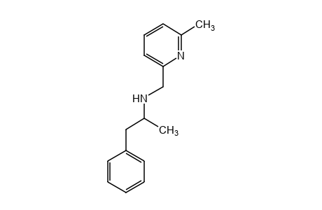 2-methyl-6-{[(alpha-methylphenethyl)amino]methyl}pyridine