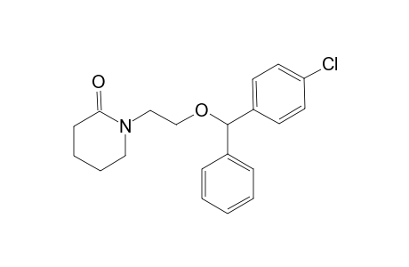 1-[2-[(4-Chlorophenyl)phenylmethoxy]ethyl]-piperidinone