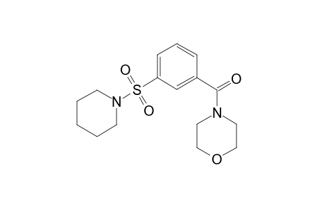 4-[3-(1-Piperidinylsulfonyl)benzoyl]morpholine