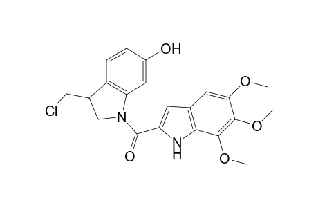 (3R/S)-3-CHLOROMETHYL-6-HYDROXY-1-(5',6',7'-TRIMETHOXY-INDOL-2'-YL-CARBONYL)-2,3-DIHYDRO-1H-INDOLE