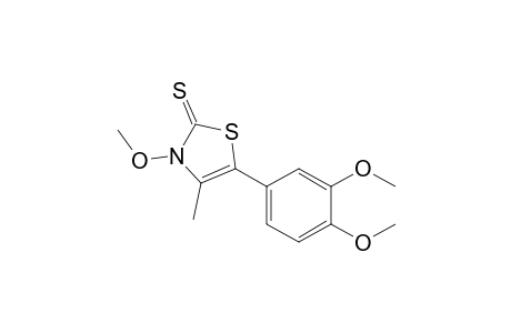 N-(METHOXY)-5-(3,4-DIMETHOXYPHENY)-4-METHYLTHIAZOLE-2(3H)-THIONE