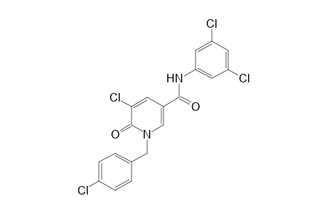 1-(p-CHLOROBENZYL)-1,6-DIHYDRO-6-OXO-3',5,5'-TRICHLORONICOTINANILIDE
