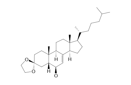 3,3-(Ethylenedioxy)-5.beta.-cholest-7-en-6.beta.-ol