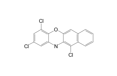 12H-benzo[b]phenoxazine, 2,4,11-trichloro-