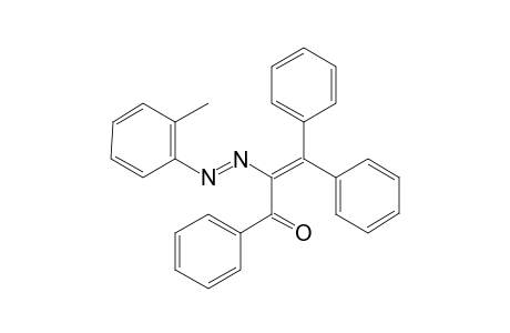 3,3-diphenyl-2-(o-tolylazo)acrylophenone