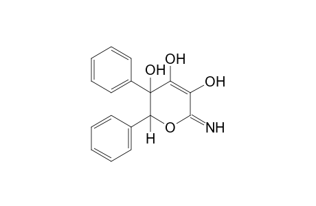 5,6-dihydro-5,6-diphenyl-2-imino-2H-pyran-3,4,5-triol