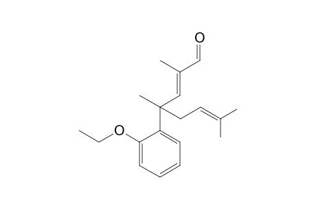 (E)-4-(2-Ethoxyphenyl)-2,4,7-trimethyloct-2,6-dienal