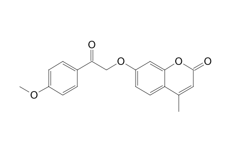 7-(2-(4-methoxyphenyl)-2-oxoethoxy)-4-methyl-2H-chromen-2-one