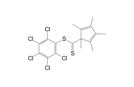 1,2,3,4,5-Pentamethylcyclopenta-2,4-dienecarbodithioic acid pentachlorophenyl ester