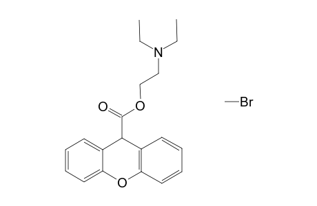 9H-Xanthene-9-carboxylic acid, 2-diethylaminoethyl ester