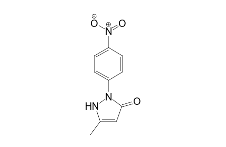 3H-Pyrazol-3-one, 1,2-dihydro-5-methyl-2-(4-nitrophenyl)-