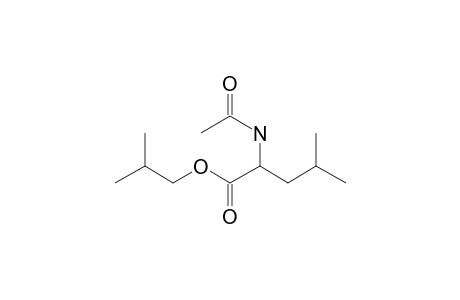 N-Acetyl-dl-leucine, 2-methylpropyl ester