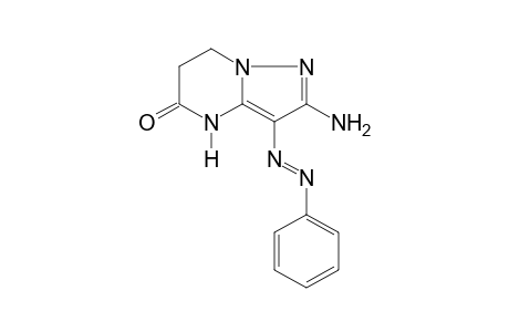 2-AMINO-6,7-DIHYDRO-3-(PHENYLAZO)PYRAZOLO[1,5-a]PYRIMIDIN-5(4H)-ONE