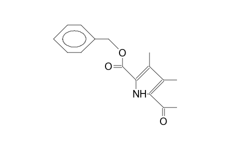 5-acetyl-3,4-dimethyl-1H-pyrrole-2-carboxylic acid benzyl ester