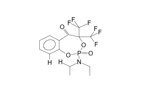 2-DIETHYLAMINO-2,5-DIOXO-4,4-BIS(TRIFLUOROMETHYL)-6,7-BENZO-1,3,2-DIOXAPHOSPHEPANE