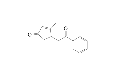 (RS)-3-Methyl-4-(2-oxo-2-phenylethyl)cyclopent-2-enone