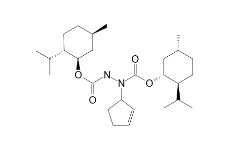 di-(1R,2S,5R)-(-)-menthyl (E)-1-(2'-cyclopenten-1'-yl)-1,2-diazanedicarboxylate