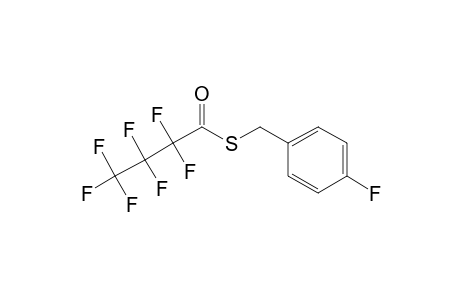 4-Fluorobenzyl mercaptan, S-heptafluorobutyryl-