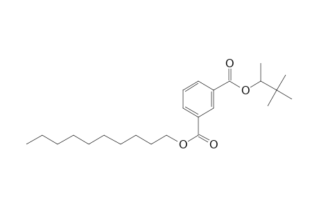 Isophthalic acid, decyl 3,3-dimethylbut-2-yl ester