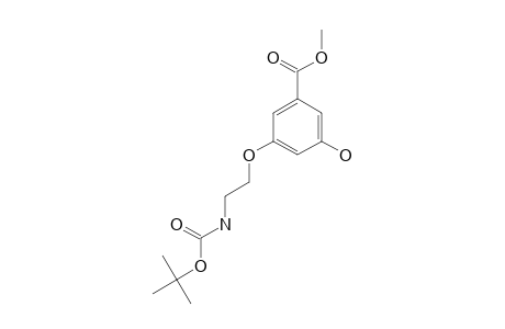 3-[2-(tert-butoxycarbonylamino)ethoxy]-5-hydroxy-benzoic acid methyl ester