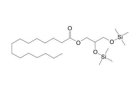 Pentadecanoic acid, .alpha.-glyceride, di-TMS