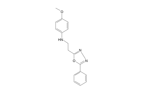 2-(2-p-anisidinoethyl)-5-phenyl-1,3,4-oxadiazole