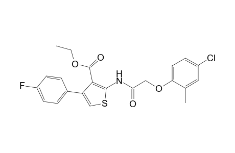 Ethyl 2-{[(4-chloro-2-methylphenoxy)acetyl]amino}-4-(4-fluorophenyl)-3-thiophenecarboxylate