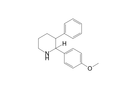 2-(p-methoxyphenyl)-3-phenylpiperidine