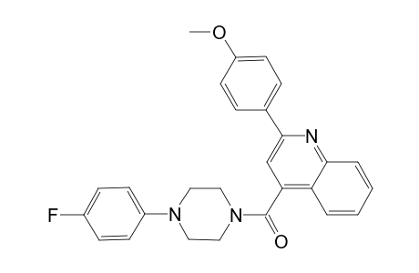 4-{[4-(4-Fluorophenyl)-1-piperazinyl]carbonyl}-2-(4-methoxyphenyl)quinoline