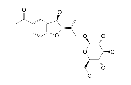 12-O-BETA-GLUCOPYRANOSYL-9-BETA,12-DIHYDROXYTREMETONE