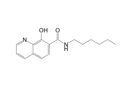 N-Hexyl-8-hydroxyquinoline-7-carboxamide