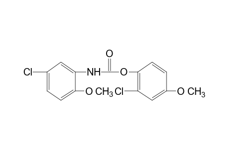 5-chloro-2-methoxycarbanilic acid, 2-chloro-4-methoxyphenyl ester