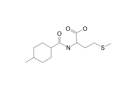 Methyl-N-[(4-methylcyclohexyl)carbonyl]homocysteine