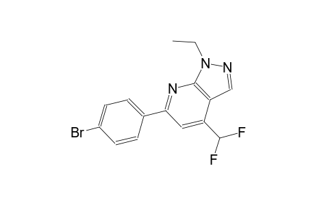 1H-pyrazolo[3,4-b]pyridine, 6-(4-bromophenyl)-4-(difluoromethyl)-1-ethyl-