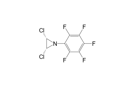 Aziridine, 2,3-dichloro-1-(pentafluorophenyl)-, cis-