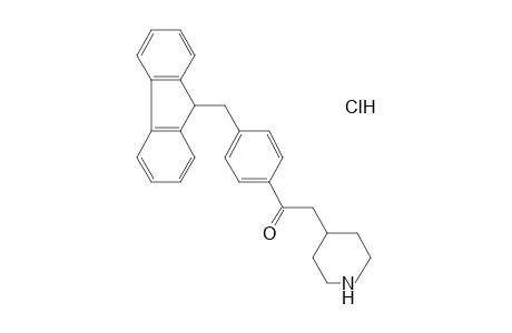 4'-(fluoren-9-ylmethyl)-2-(4-piperidyl)acetophenone, hydrochloride