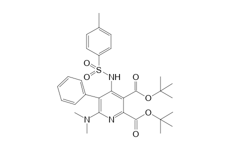 Bis(1,1-dimethylethyl) 6-(Dimethylamino)-4-{[(4-methylphenyl)sulfonyl]amino}-5-phenylpyridine-2,3-dicarboxylate