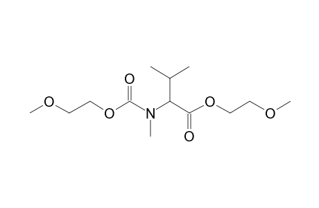 Valine, N-methyl-N-(2-methoxyethoxycarbonyl)-, 2-methoxyethyl ester