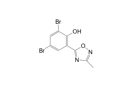 2,4-dibromo-6-(3-methyl-1,2,4-oxadiazol-5-yl)phenol