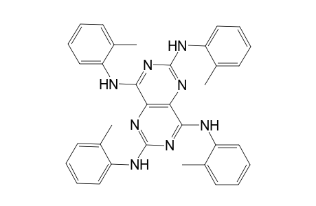 2,4,6,8-Tetra-o-toluidinopyrimido[5,4-D]pyrimidine