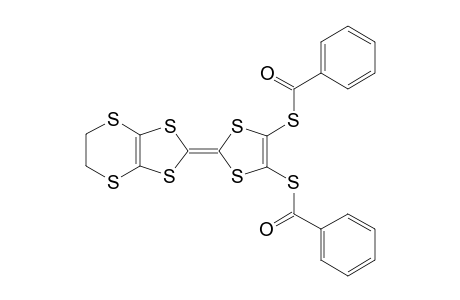 4,5-Bis(p-benzoylsulfanyl)-4',5'-ethylenedisulfanyltetrathiafulvalene