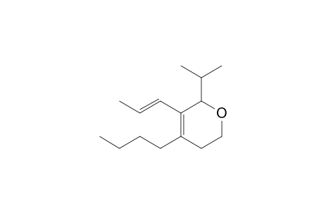 4-Butyl-3-propenyl-2-isopropyl-5,6-dihydro-2H-pyran