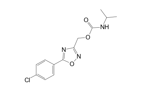 5-(p-chlorophenyl)-1,2,4-oxadiazole-3-methanol, isopropylcarbamate (ester)