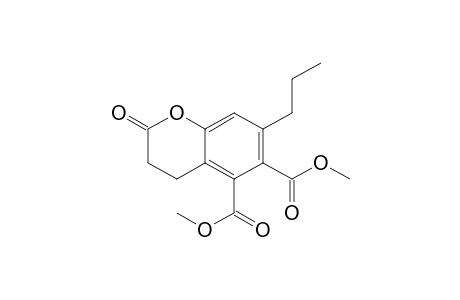 DIMETHYL-2-OXO-7-PROPYLCHROMAN-5,6-DICARBOXYLATE