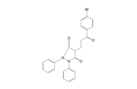 4-[2-(p-bromobenzoyl)ethyl]-1,2-diphenyl-3,5-pyrazolidinedione